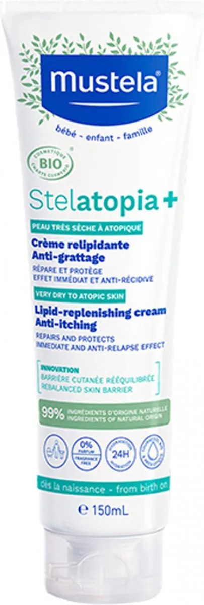 Mustela Stelatopia+ Bio Lipid-replenishing Crème 150ml