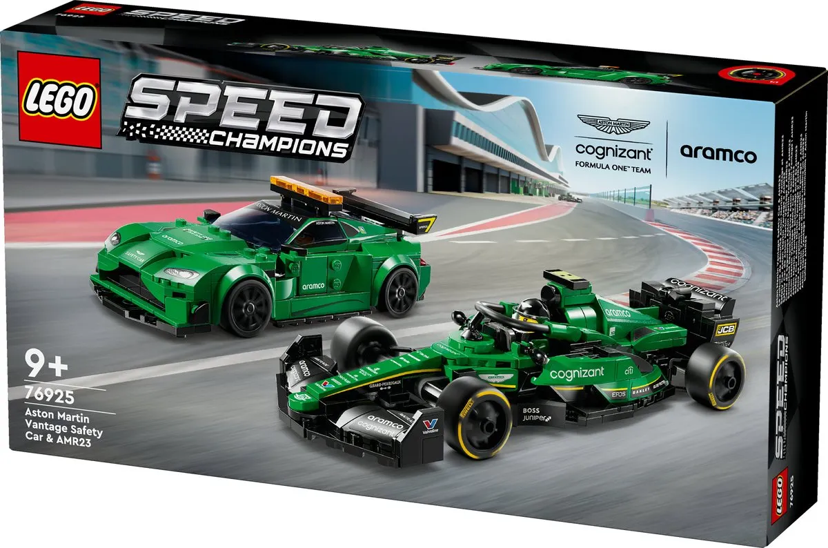 LEGO Aston Martin Safety Car & AMR23 F1 Auto 76925 - afbeelding 6 van 6