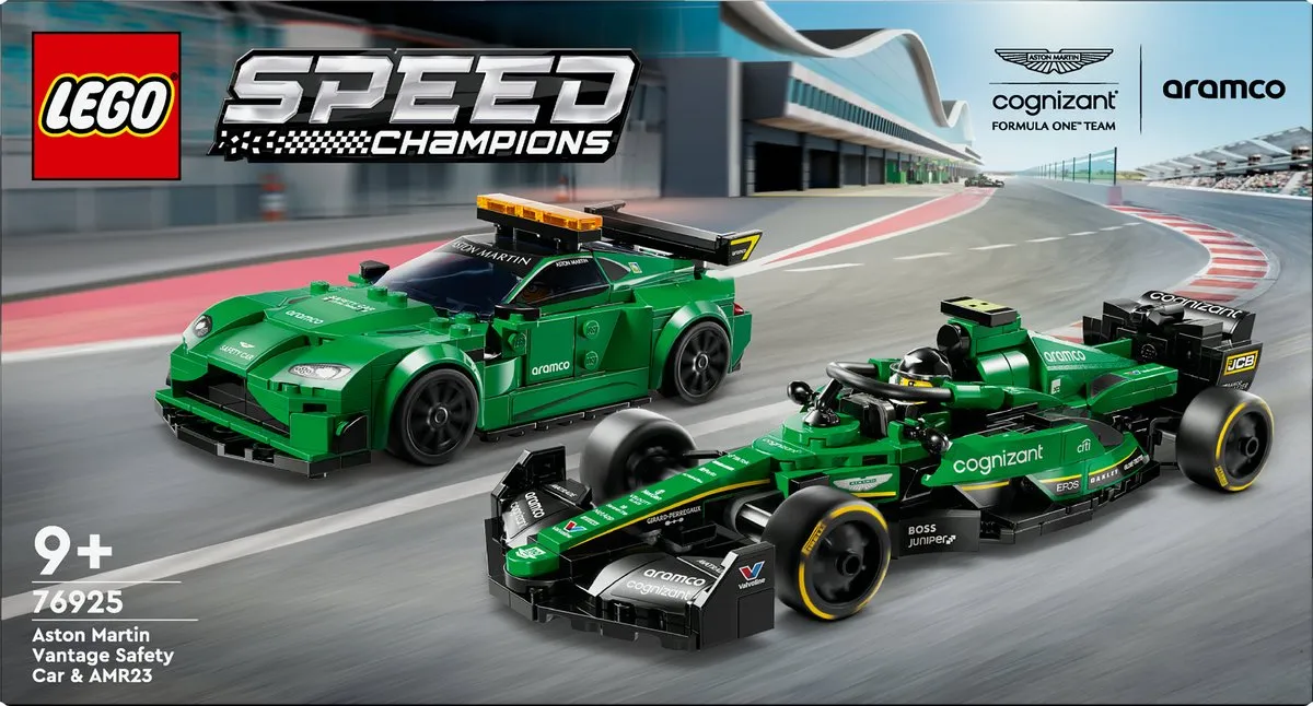 LEGO Aston Martin Safety Car & AMR23 F1 Auto 76925
