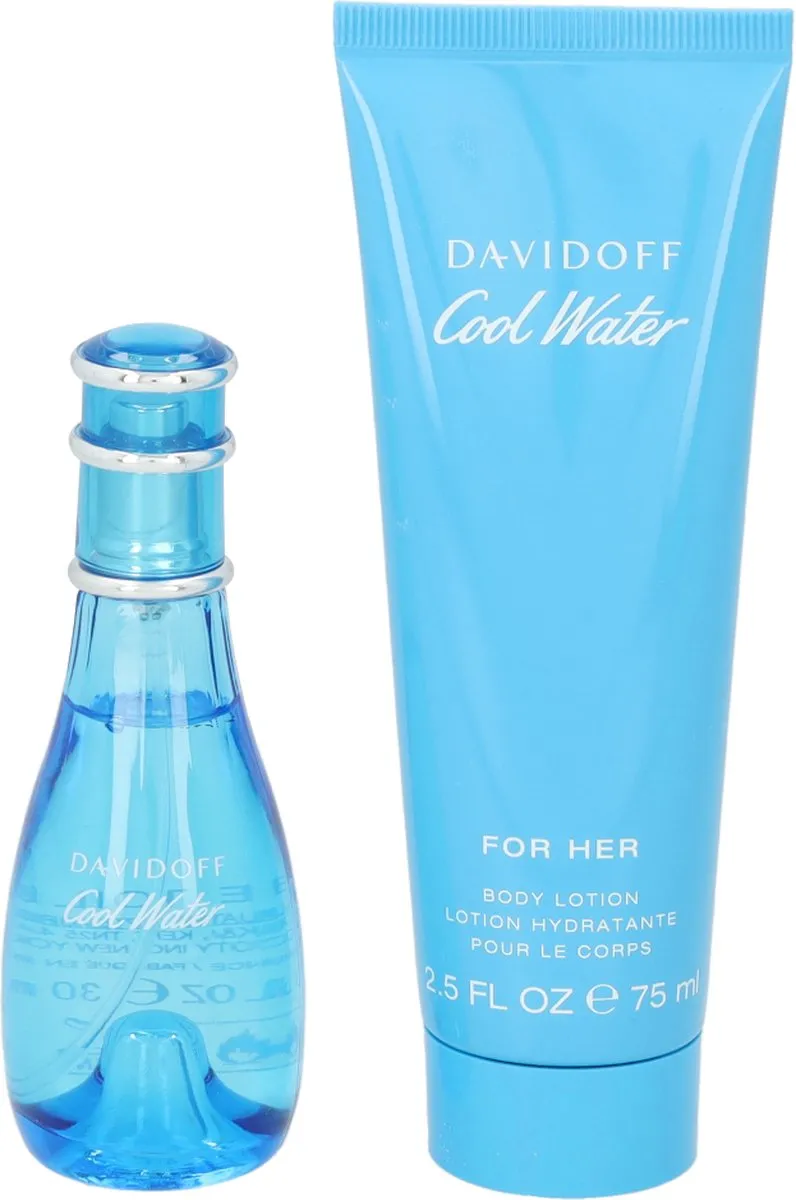 Davidoff Cool Water Woman Geurverzameling 105ml - 3 Stuks