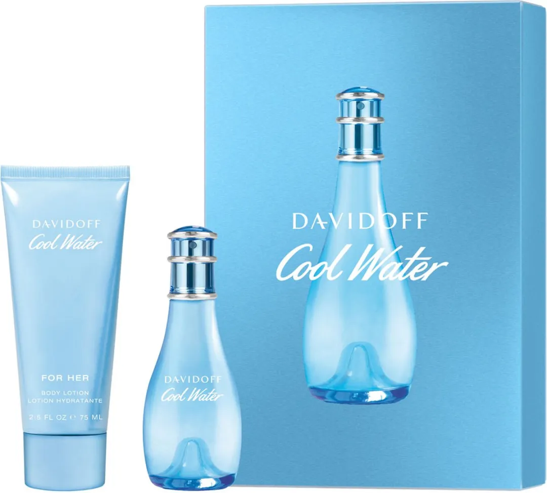 Davidoff Cool Water Woman Geurverzameling 105ml - 3 Stuks