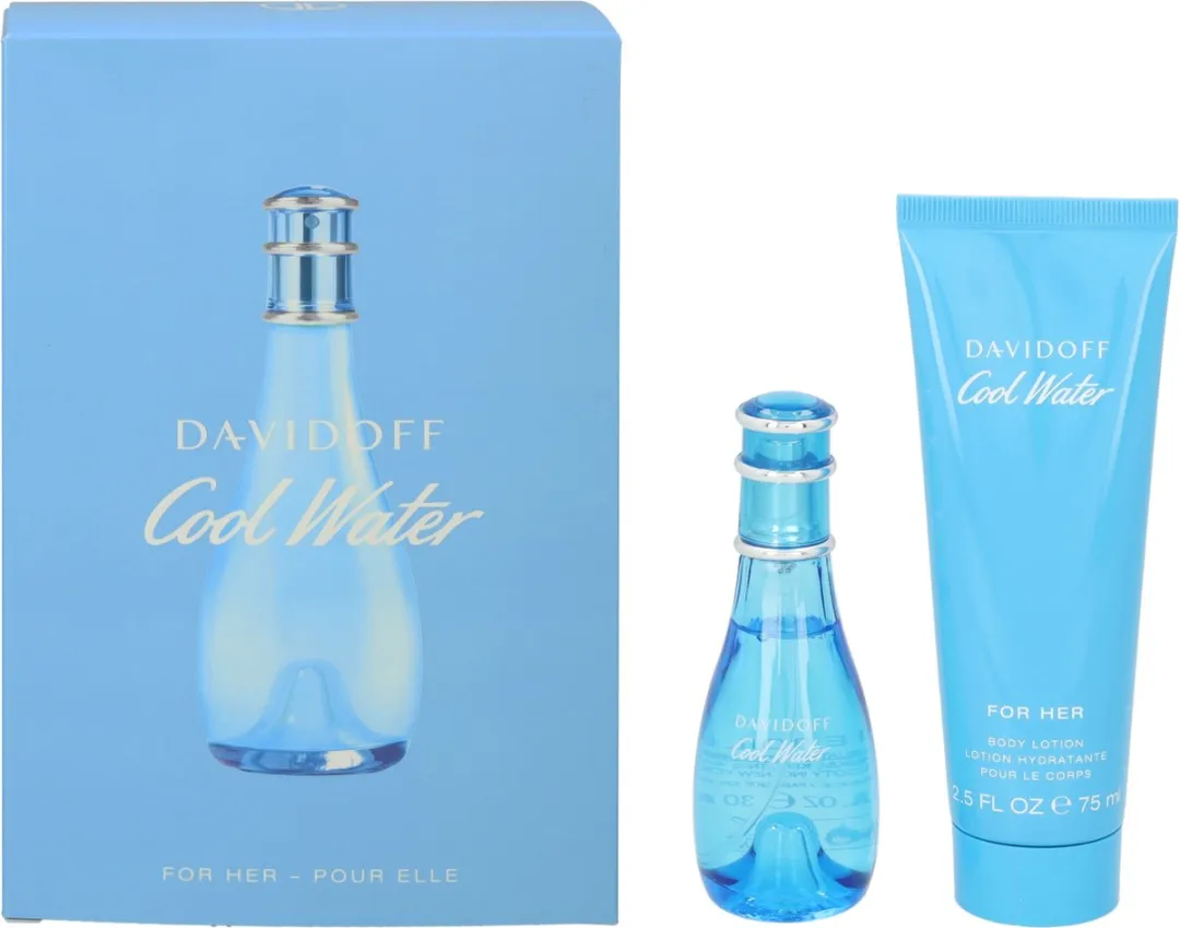 Davidoff Cool Water Woman Geurverzameling 105ml - 3 Stuks