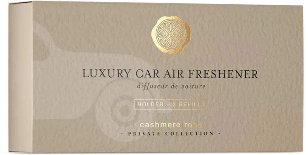 Rituals Cashmere Rose Auto Parfum Houten Houder - 2x Refill 3g