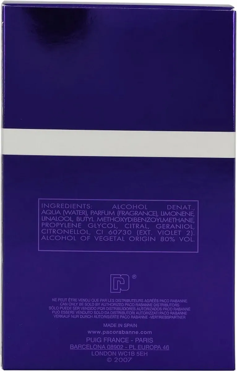 Paco Rabanne Ultraviolet Herenparfum 100ml