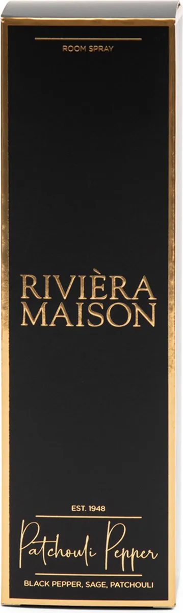 Riviera Maison Patchouli Pepper Roomspray 200ml - Zwart