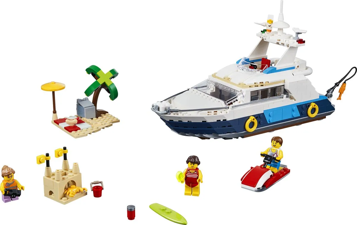 LEGO Creator Cruise Avonturen 31083 - 597 Stukken - 3 Minifiguren - afbeelding 2 van 6