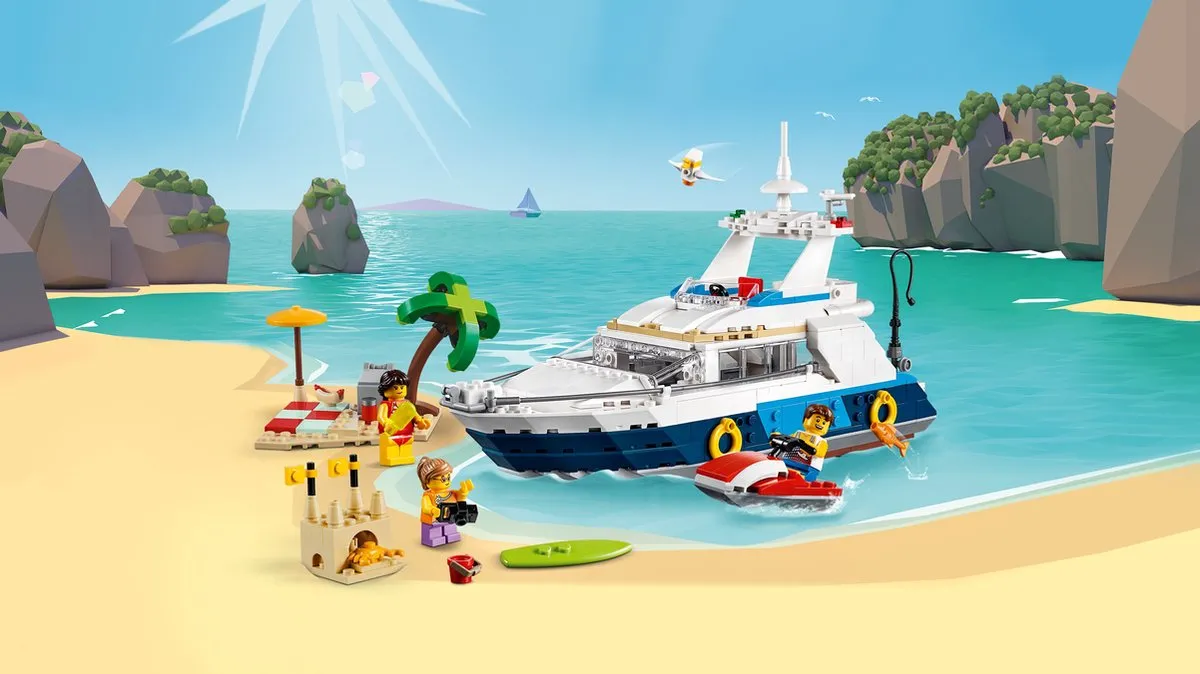 LEGO Creator Cruise Avonturen 31083 - 597 Stukken - 3 Minifiguren - afbeelding 3 van 6