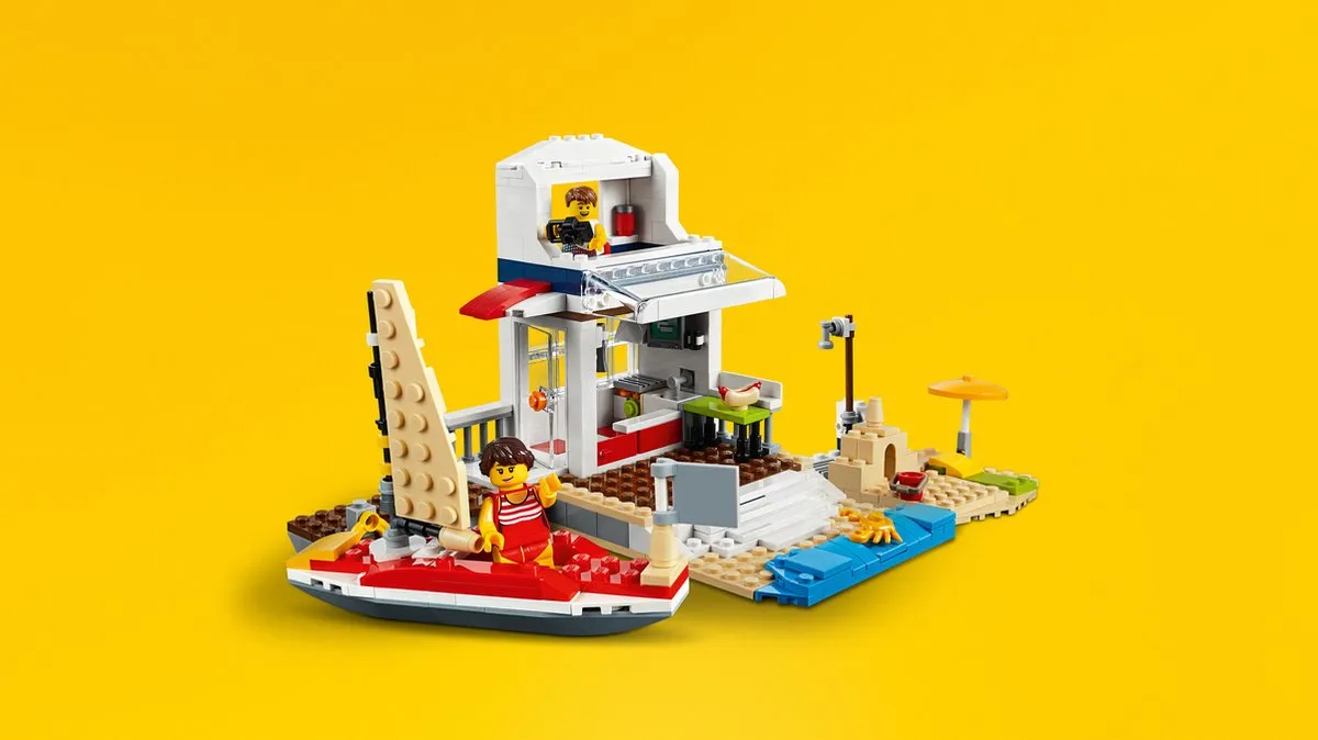 LEGO Creator Cruise Avonturen 31083 - 597 Stukken - 3 Minifiguren - afbeelding 4 van 6