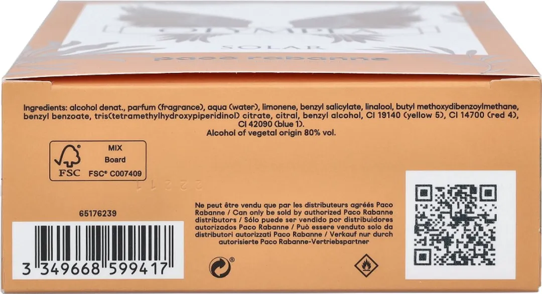 Paco Rabanne Olympéa Solar 80 ml Eau de Parfum - Damesparfum