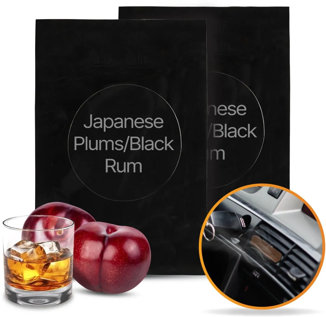 R2B Autoparfum Navulling Japanse Pruim & Zwarte Rum