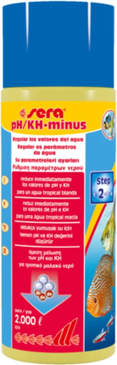 Sera pH/kH-minus 250ml Aquarium Waterbehandeling