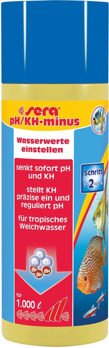 Sera pH/kH-minus 250ml Aquarium Waterbehandeling - afbeelding 6 van 6