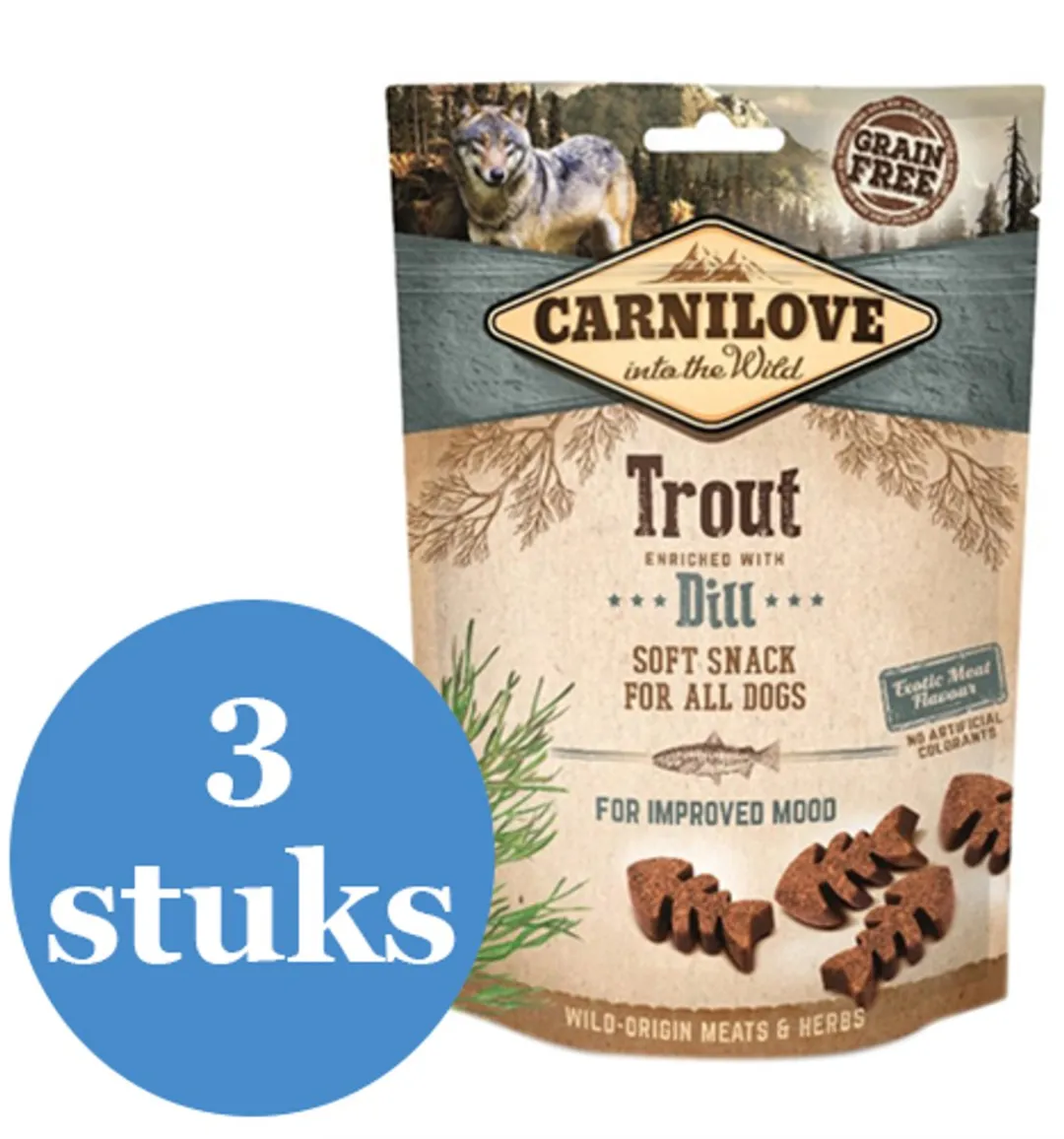 Carnilove Forel & Dille Crunchy Snack 600g