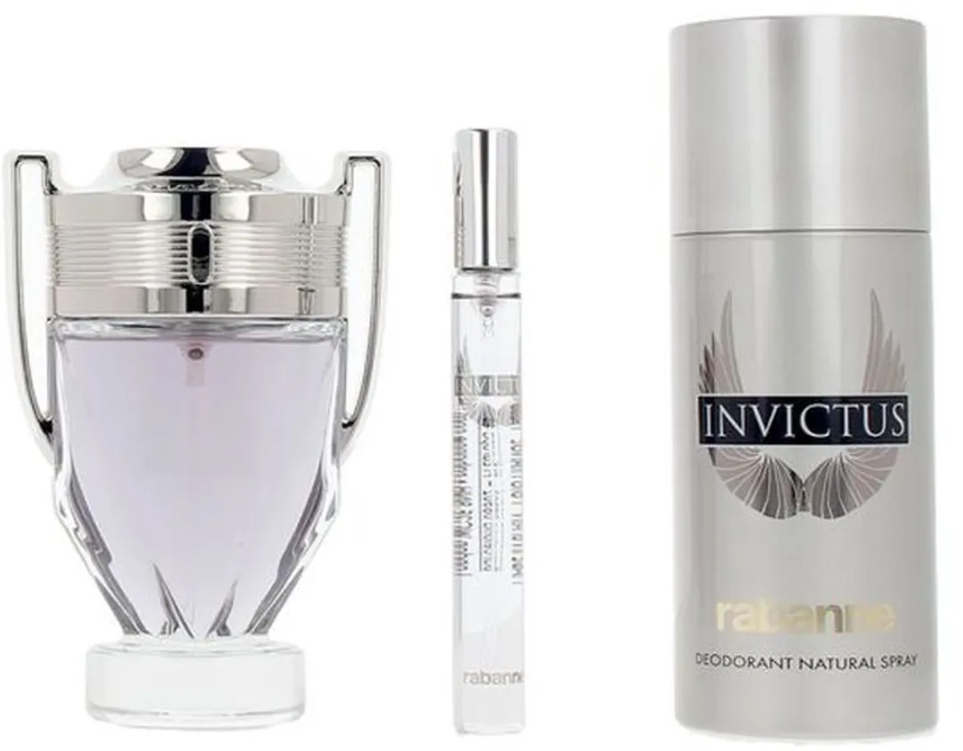 Paco Rabanne Invictus Heren Parfumset - 260ml (3-delig)