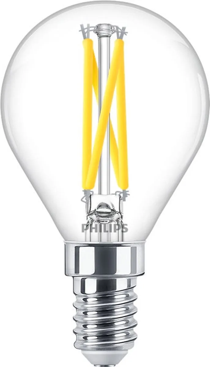 Philips LED Kogellamp E14 2.5W 340lm Warm Wit - 10 Stuks