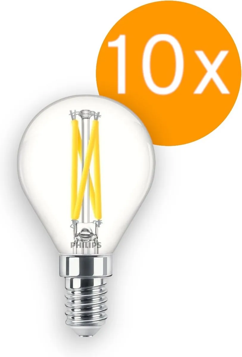Philips LED Kogellamp E14 2.5W 340lm Warm Wit