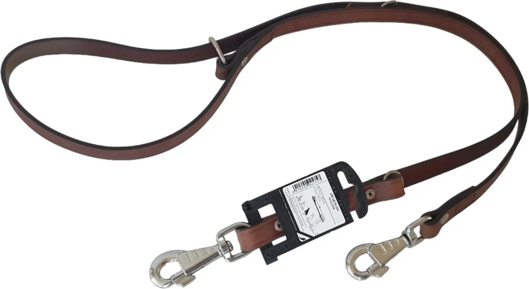 Ferplast VIP Hondenriem Leder Donkerbruin M