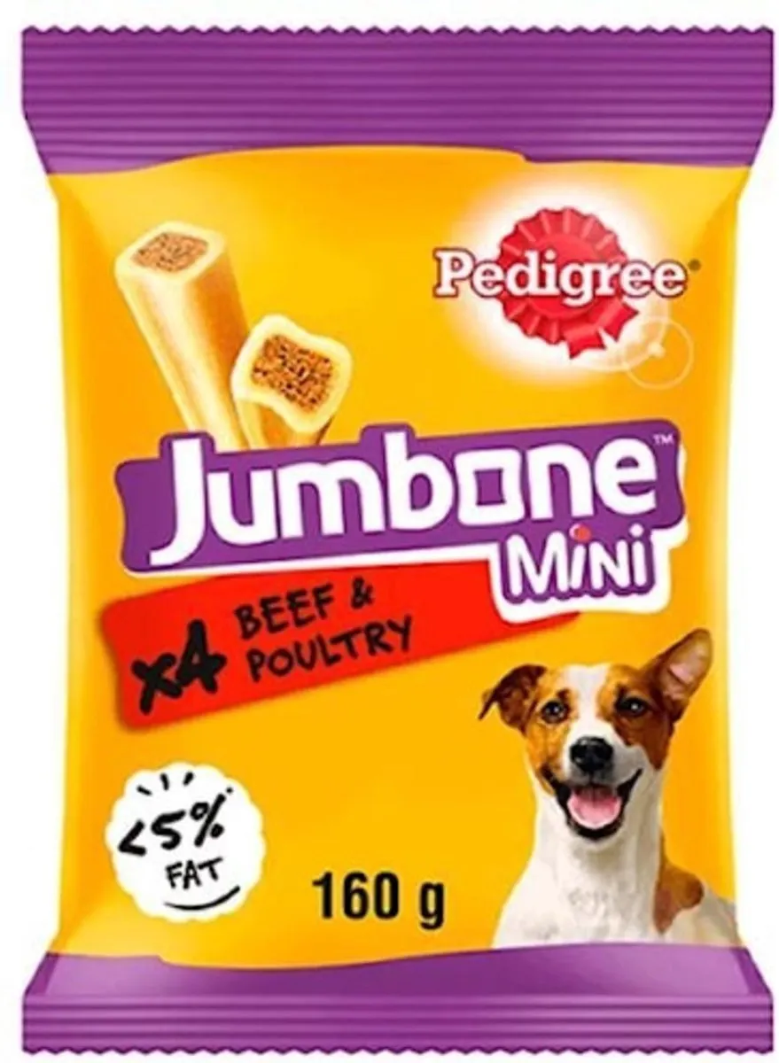 Pedigree Jumbone Rund - Gevogelte Mini - 4 Stuks