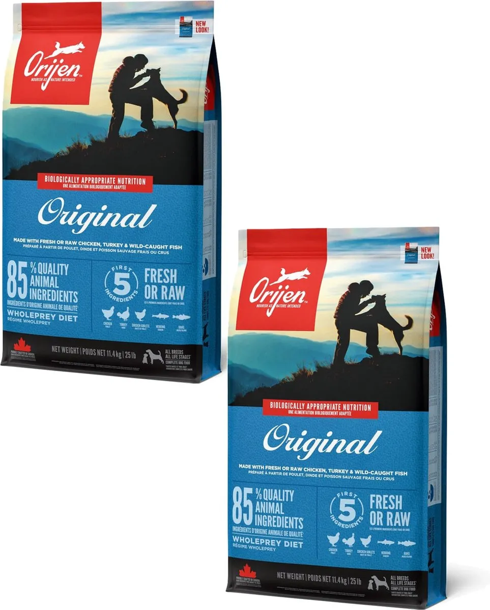 Orijen Adult Hondenvoer - 2x11.4kg