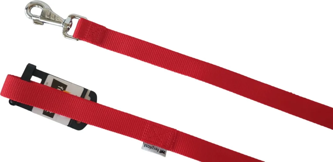 Ferplast Club Hondenlijn Nylon Rood 120cm