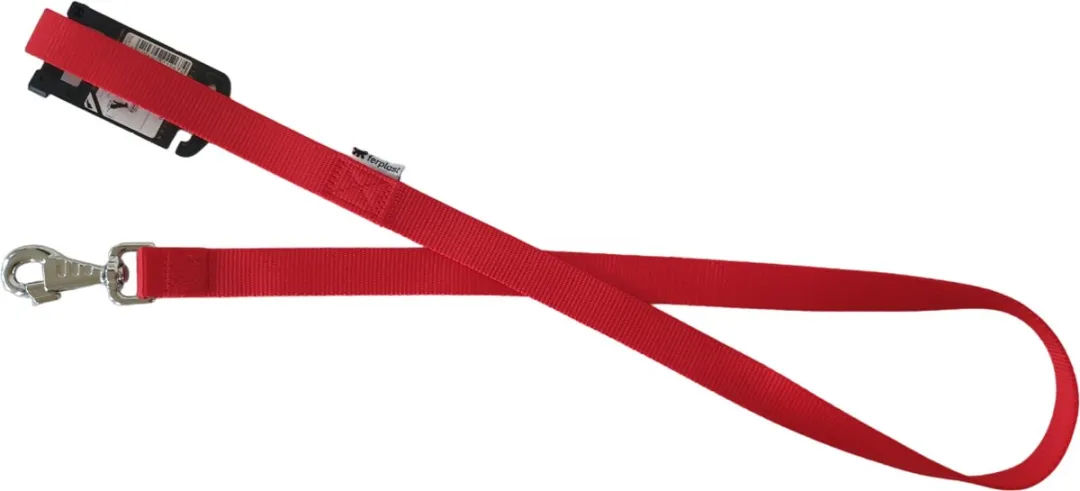 Ferplast Club Hondenlijn Nylon Rood 120cm - afbeelding 6 van 6