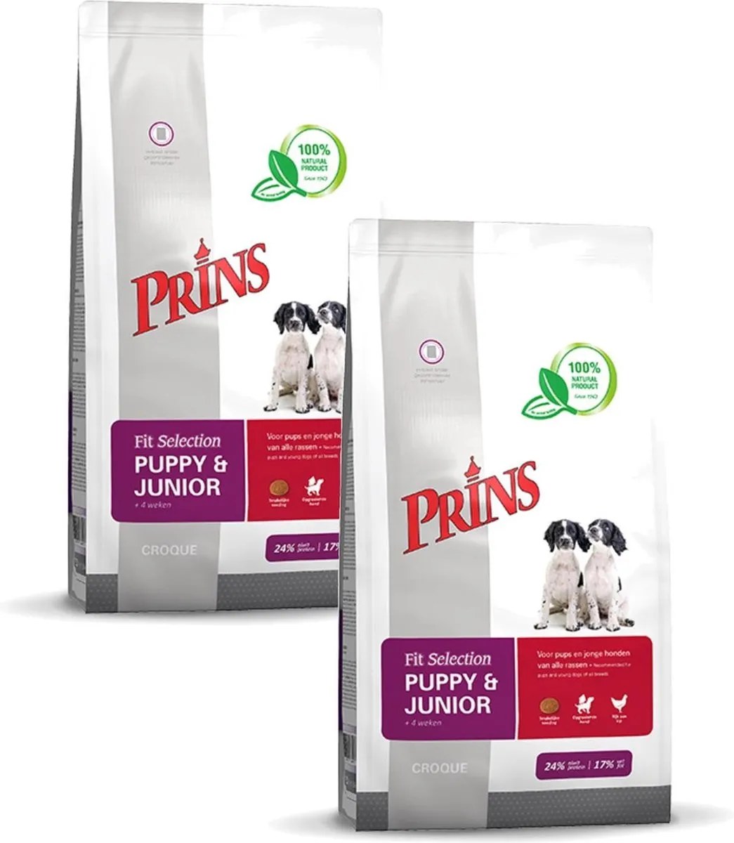 Prins Fit Selection Puppy & Junior Hondenvoer - 4 kg