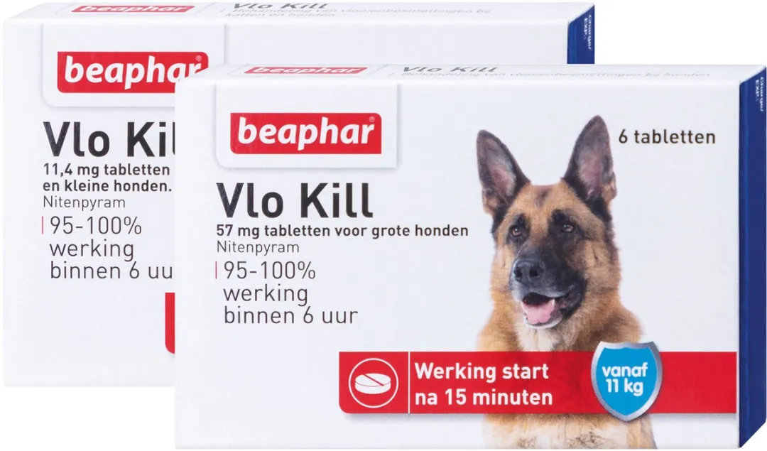 Beaphar Vlo Kill Tabletten Hond 11-57kg - 6g