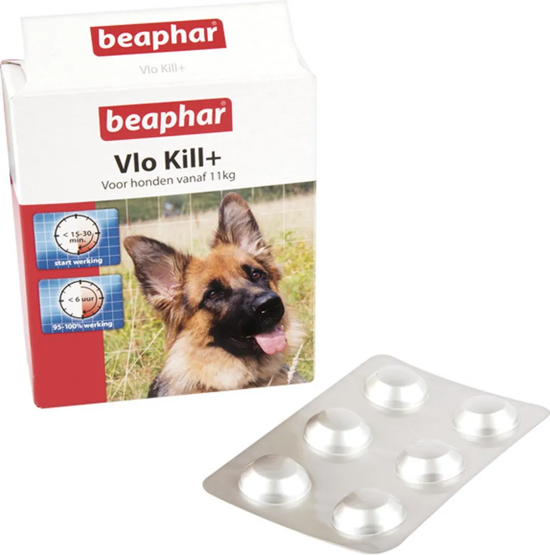 Beaphar Vlo Kill Tabletten Hond 11-57kg - 6g