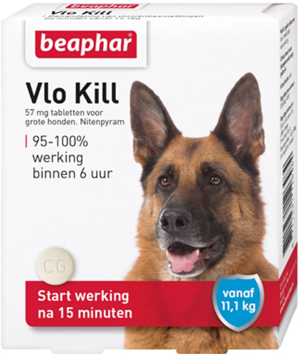 Beaphar Vlo Kill Tabletten Hond 11-57kg - 6g - afbeelding 6 van 6
