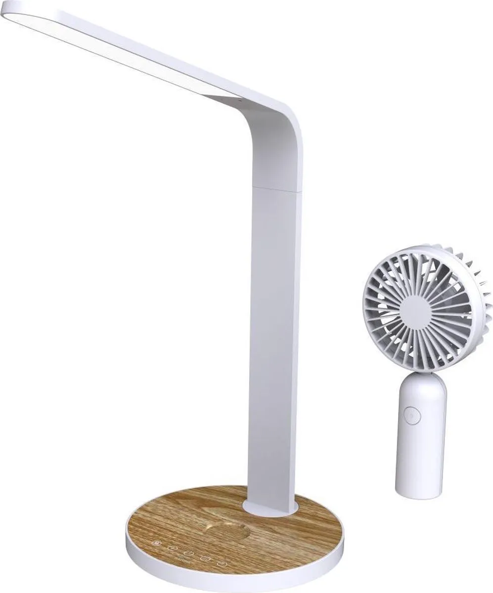 Salora TLF450 Lamp met Ventilator - 330 Lumen - Dimbaar - Wit
