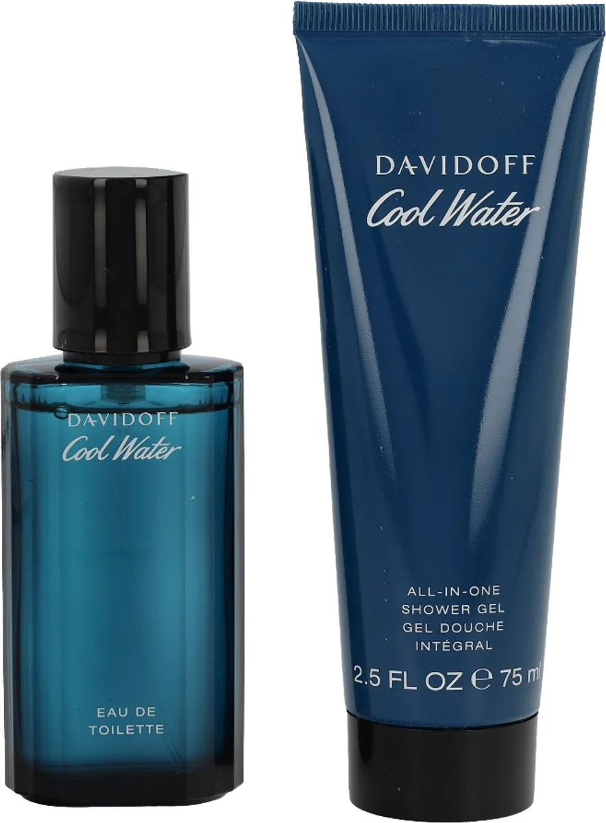 Davidoff Cool Water Man Eau de Toilette Geschenkset - 40ml Parfum + Douchegel