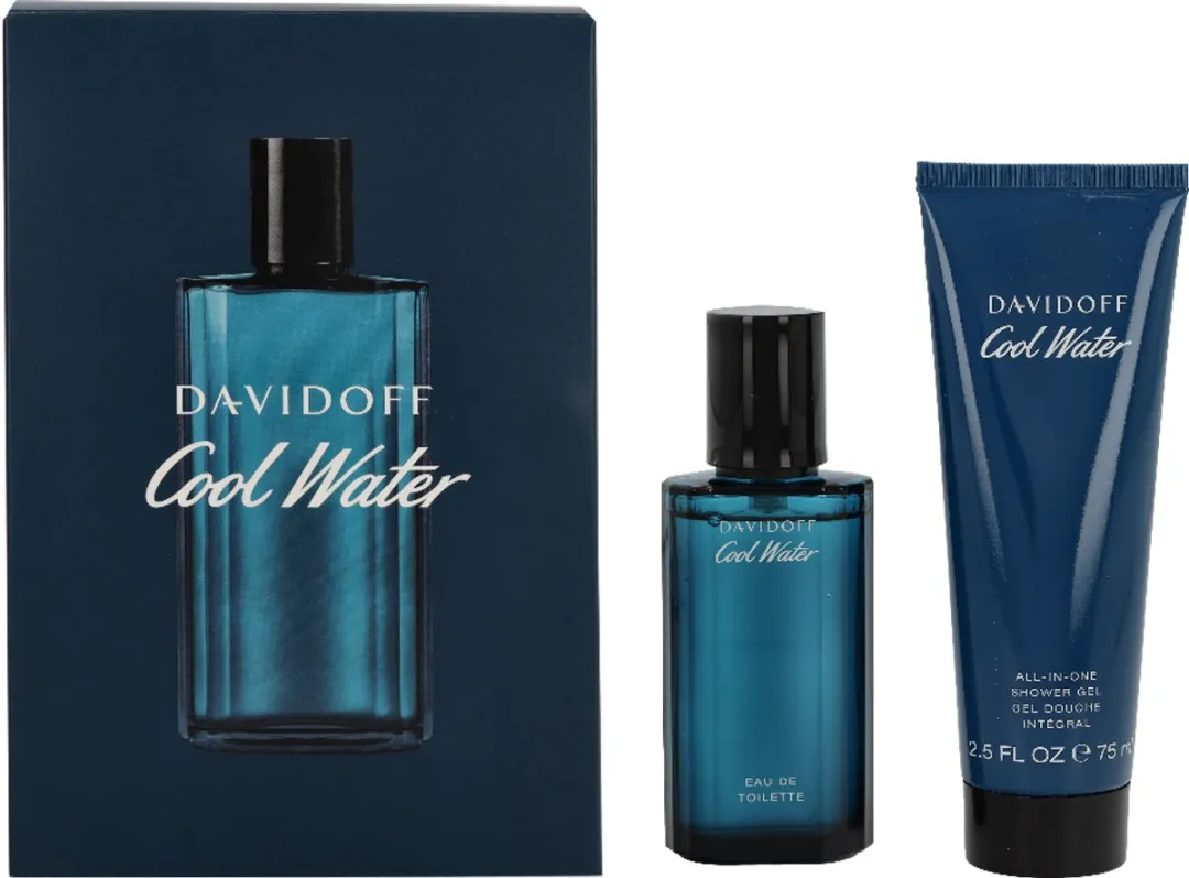 Davidoff Cool Water Man Eau de Toilette Geschenkset - 40ml Parfum + Douchegel