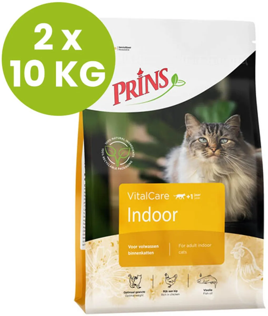 Prins Cat Vital Care Indoor Kattenvoer 20 kg