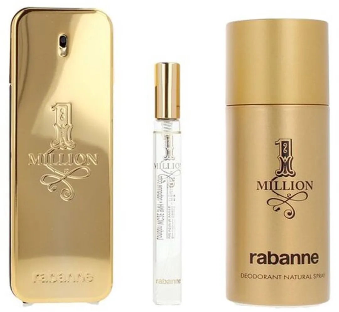 Paco Rabanne 1 Million Heren Parfumset - 260ml (3-delig)