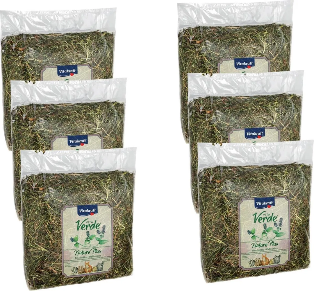 Vitakraft Vita-Verde Hooi Pepermunt 6x500g