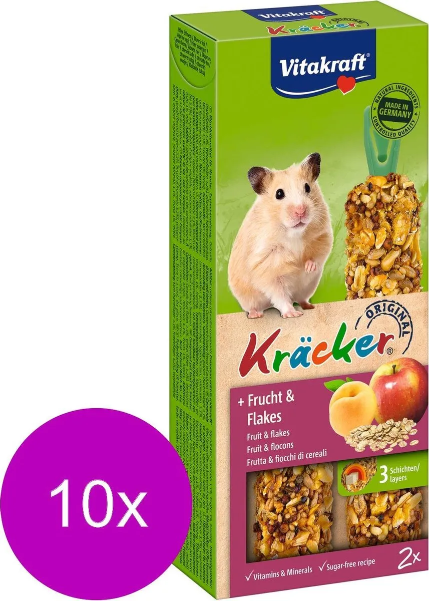 Vitakraft Hamster Kracker Fruit 2-in-1