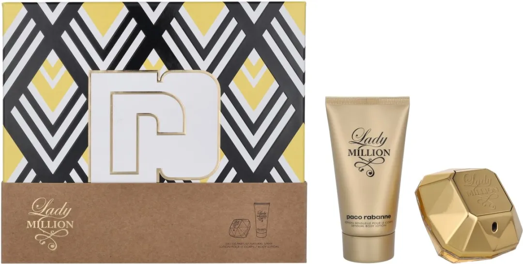 Paco Rabanne Lady Million Giftset - 125ml Parfum & Bodylotion