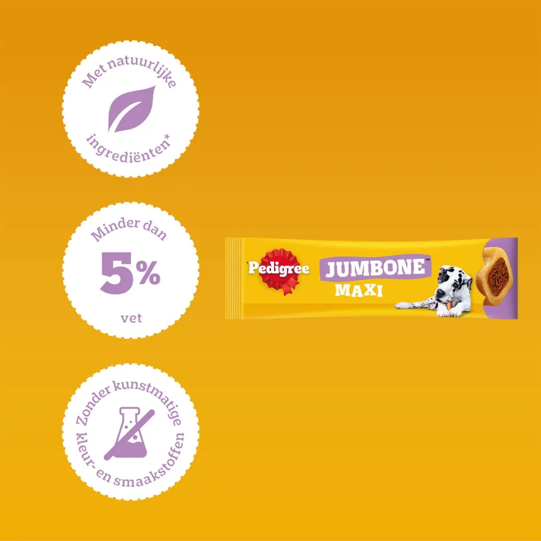 Pedigree Jumbone Maxi Hondensnacks - 12 Stuks