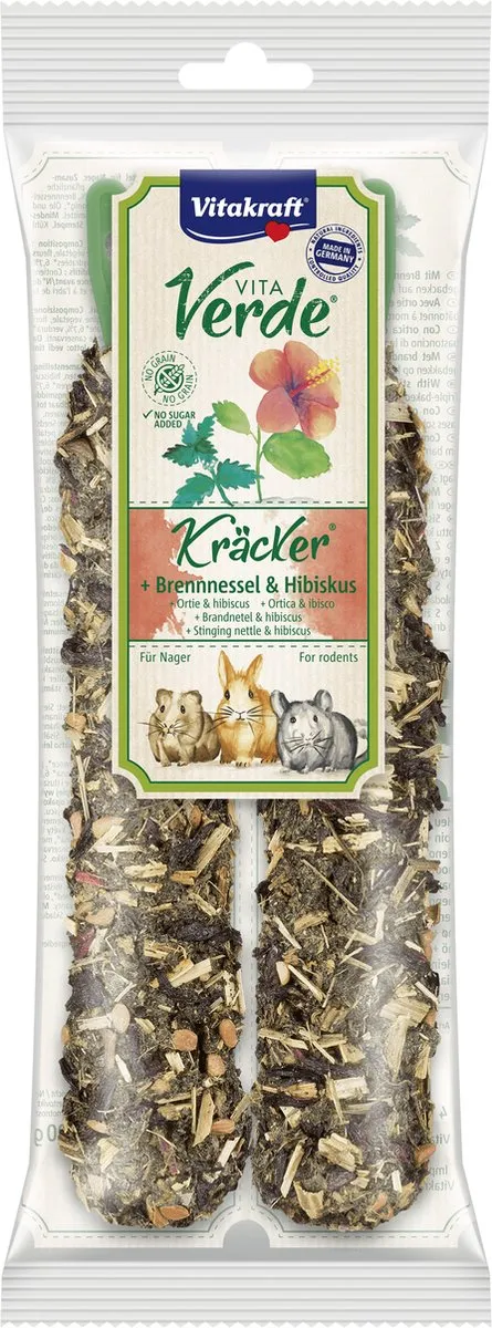Vitakraft Vita Verde Nature Kräcker Brandnetel & Hibiscus