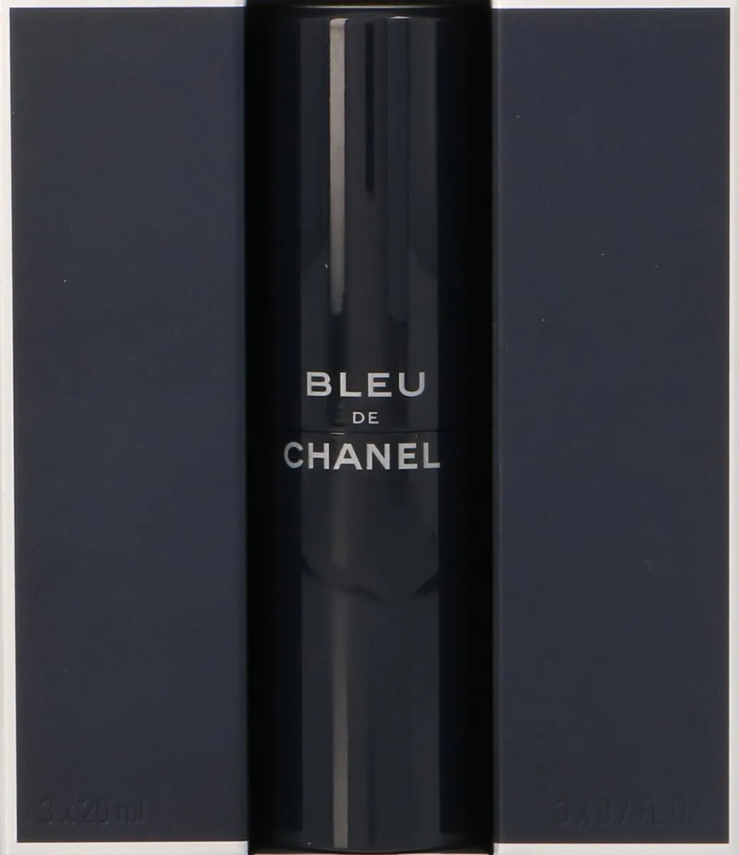 Chanel Bleu de Chanel Twist and Spray - 3 x 20 ml - eau de toilette - 1 hervulbare spray + 2 navullingen