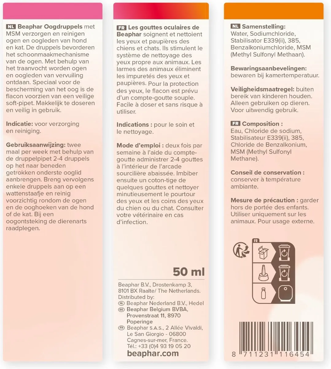 Beaphar Oogdruppels 50ml