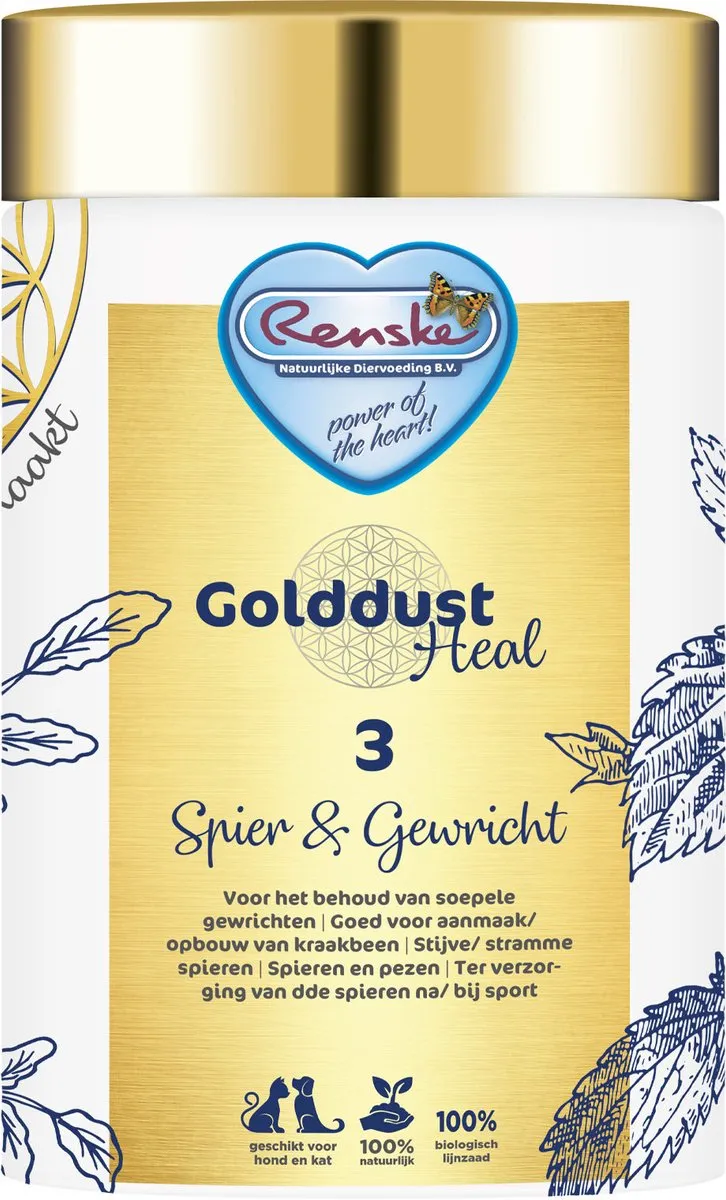 Renske Golddust Heal 3 Spier & Gewricht 500g - afbeelding 6 van 6