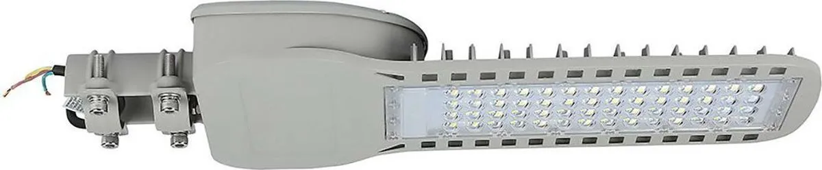 SAMSUNG - LED Straatlamp Slim - Nirano Unato - 100W - Natuurlijk Wit 4000K - Waterdicht IP65 - Mat Grijs - Aluminium