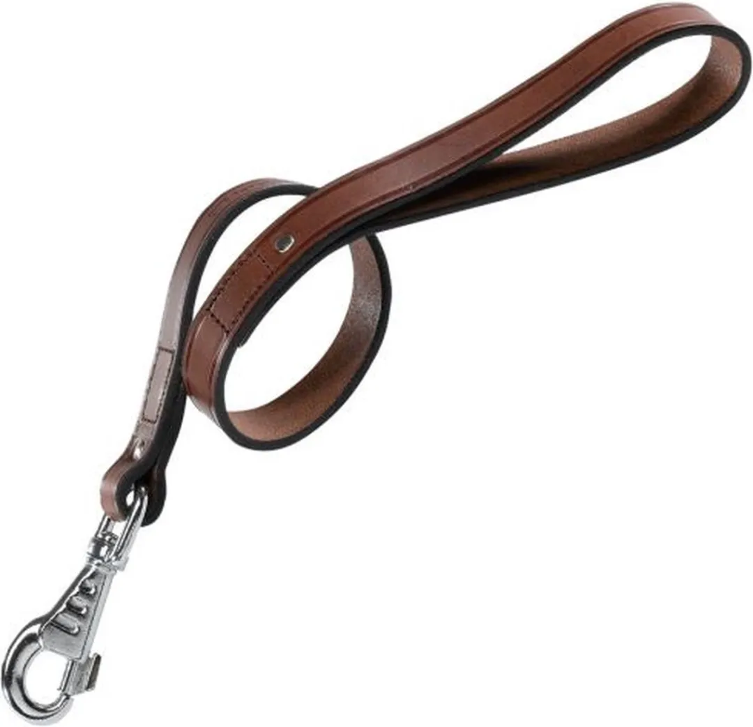 Ferplast VIP Hondenriem Leer 120cm - Donkerbruin