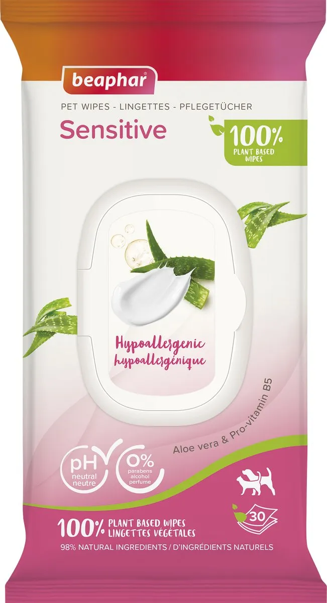 Beaphar Dierendoekjes Sensitive - 30 Stuks