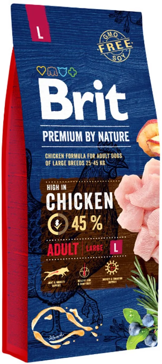 Brit Premium Adult Large Hondenvoer 15kg