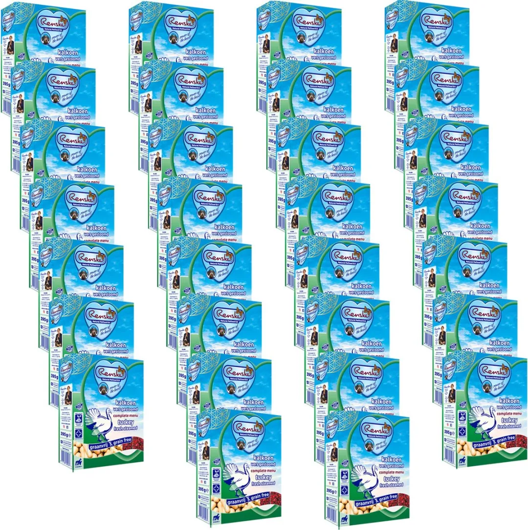 Renske Honden Natvoer Kalkoen 30x395g