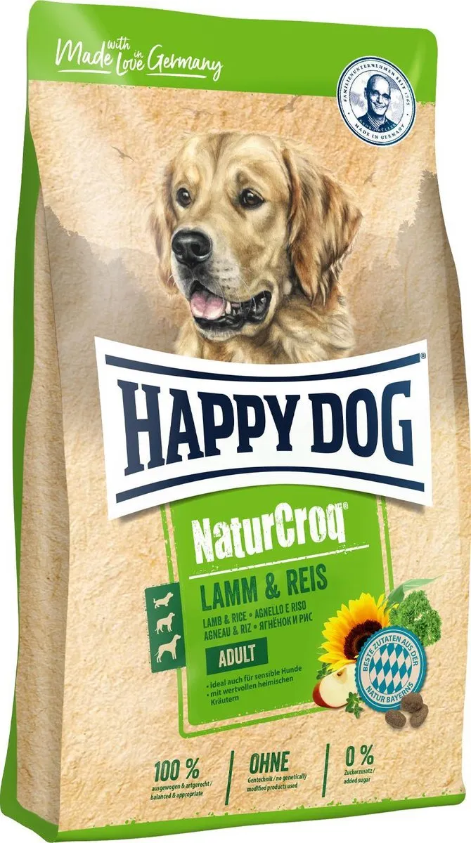 Happy Dog NaturCroq Lamm & Reis 15kg