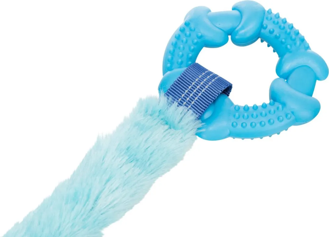 Trixie Bungee Tugger met Ring - Blauw - afbeelding 2 van 6
