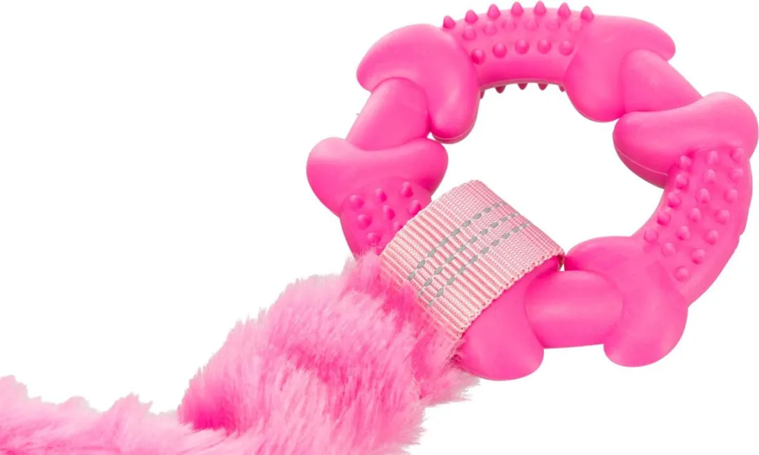 Trixie Bungee Tugger met Ring - Blauw - afbeelding 4 van 6